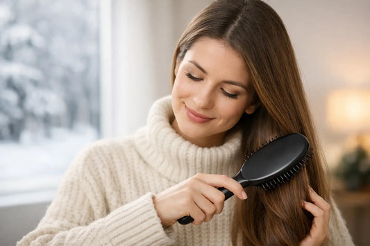 How to Brush Hair Without Static All Winter