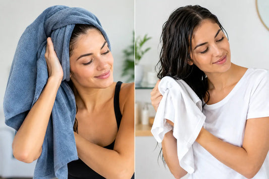 Microfiber Towel Versus Cotton T-Shirt for Hair