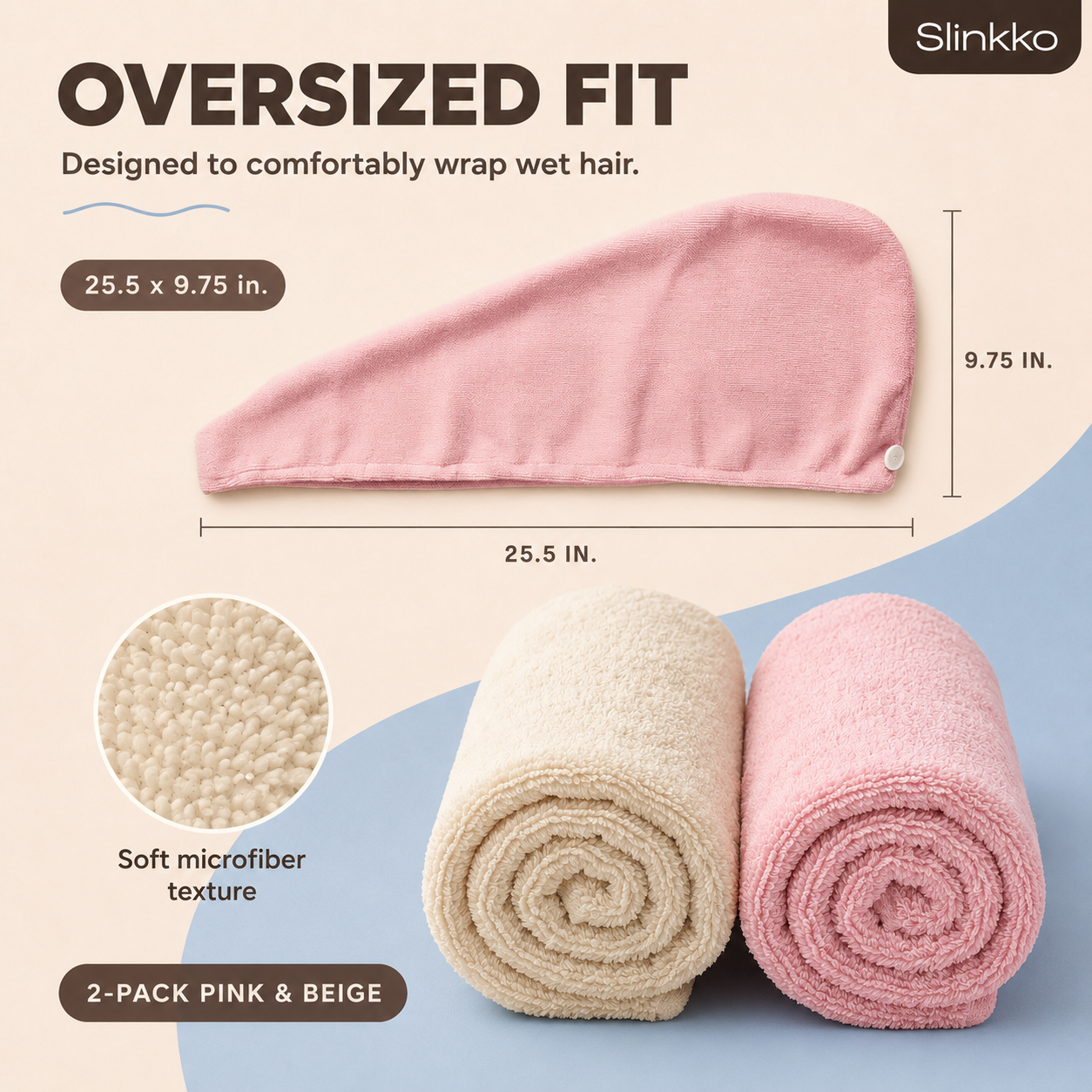 Pink & Beige
